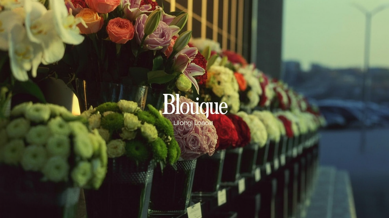 تنسيق زهور فاخر